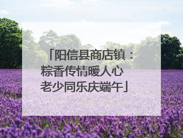 阳信县商店镇：粽香传情暖人心 老少同乐庆端午