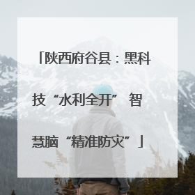 陕西府谷县：黑科技“水利全开” 智慧脑“精准防灾”
