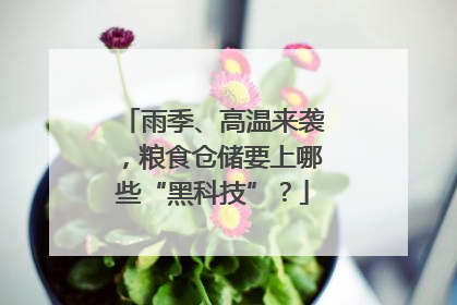 雨季、高温来袭，粮食仓储要上哪些“黑科技”？