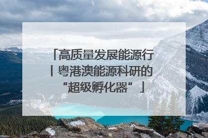 高质量发展能源行丨粤港澳能源科研的“超级孵化器”