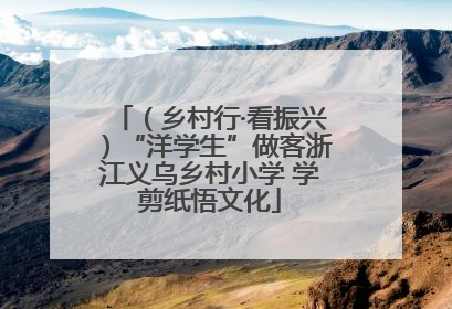 （乡村行·看振兴）“洋学生”做客浙江义乌乡村小学 学剪纸悟文化