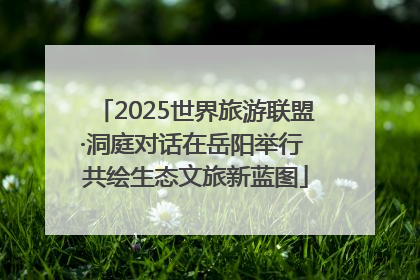 2025世界旅游联盟·洞庭对话在岳阳举行 共绘生态文旅新蓝图