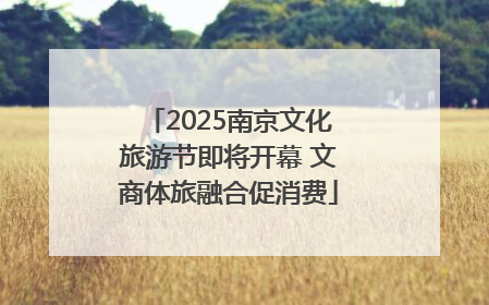 2025南京文化旅游节即将开幕 文商体旅融合促消费