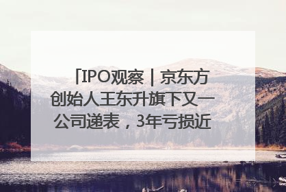 IPO观察｜京东方创始人王东升旗下又一公司递表，3年亏损近50亿元，近8成收入来自同一客户