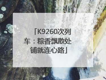 K9260次列车：粽香飘散处 铺就连心路
